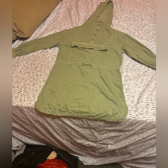 Green denim Zara Kids Dress. Size 13-14 - Picture 3 of 4